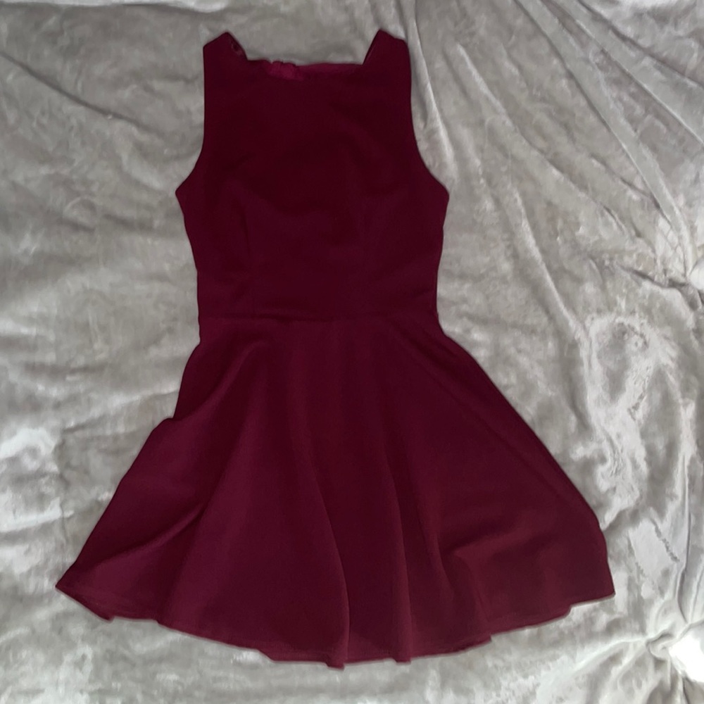 B.Darlin Maroon Dress Size 5/6